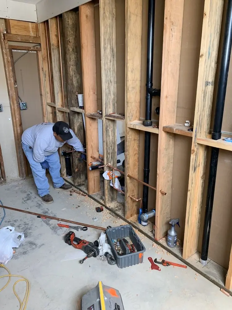 Commercial rough-in plumbing for Gas Line Repair in Naval Anacost Annex